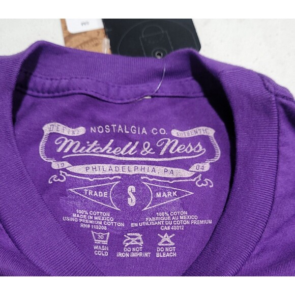 Pau Gasol LA Lakers Mitchell & Ness NBA Career Stats Champion Purple Small NWT - Picture 10 of 11
